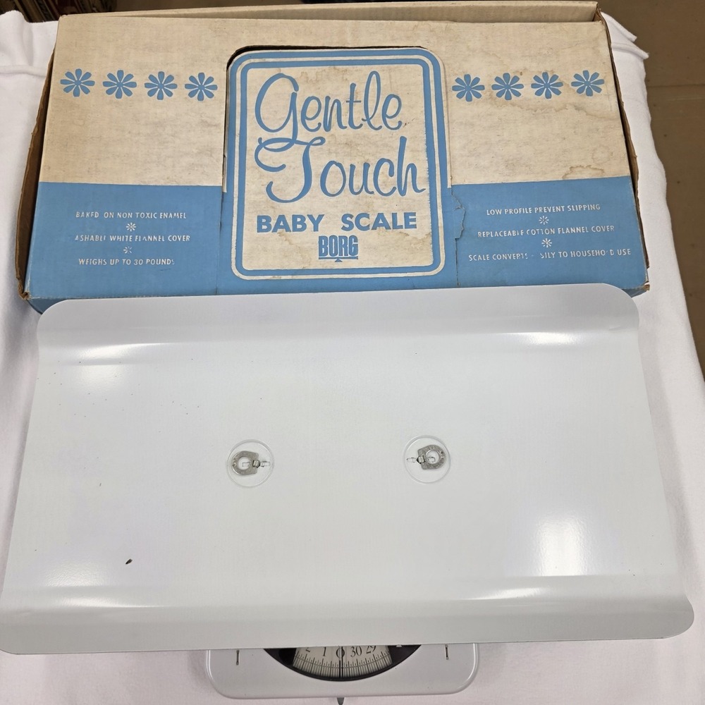 Borg Gentle Touch Baby/Infant Scale with Tray & Original Box